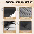 Outdoor Chaise Lounge Chair Cushion 74.2 x 22 x 4.7 Inches Thickened 100% - Image 4