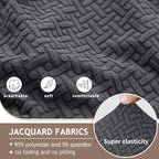 ALIECOM Recliner Sectional Couch Covers L Shape Stretch Corner Reclining - Image 4
