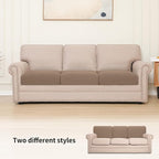 Easy-Going Stretch 3 Pieces Oversized Couch Cushion Cover - Image 2