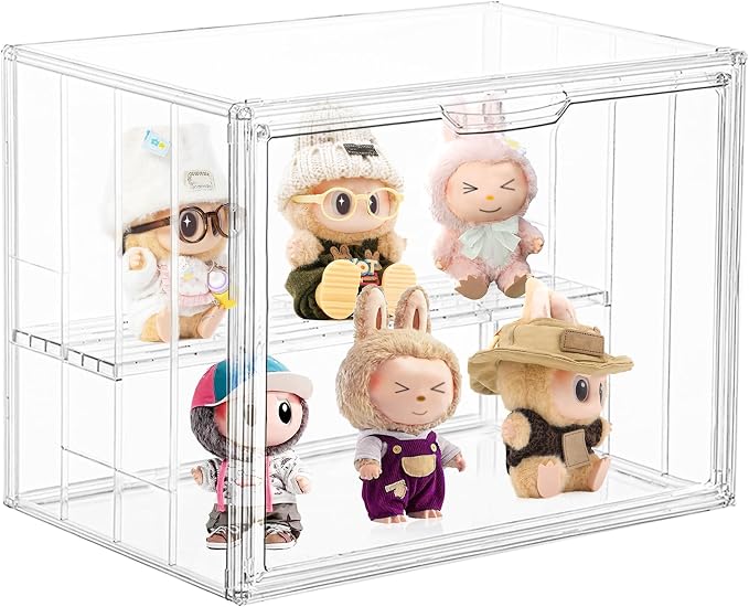 4 Pack Display Case for Collectibles 4 Layer Updated Adjustable Acrylic Display - Image 5