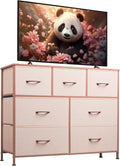 WLIVE 7 Drawer Dresser TV Stand, Entertainment Center, Media Console Table by WLIVE