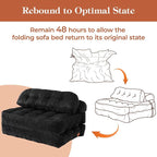 Folding Sofa Bed, Convertible Sleeper Chair - Image 8