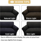 Loveseat Slipcover with 2 Pillow Cover - Image 6