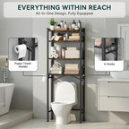 GloTika 4-Tier Over The Toilet Storage - Image 6