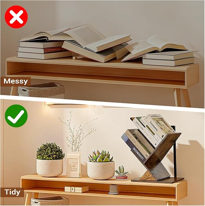 3-Tier Tree Book Shelves for Wall, Small Wall Mounted Shelves, Unique Hanging - Image 8