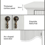 FUSUNBAO 40" Retro Buffet Cabinet - Image 5