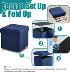 BRIAN & DANY Ottoman with Storage, Square Storage Ottoman - Image 5