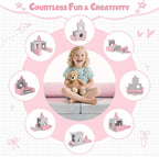 Modular Kids Play Sofa Multifunctional Kids Sofa Convertible Foam Floor Mat - Image 5