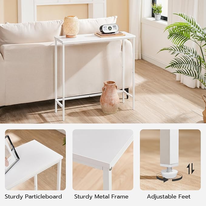 HOOBRO Narrow Console Table, 29.5" Small Entryway Table, Thin Sofa Table - Image 9