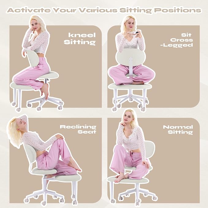 Pinmoco Ergonomic Cross Legged Office Chair - Image 7