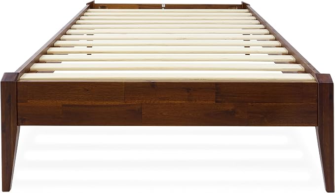 Bme Dinkee 15" Solid Wood Platform Bed Frame Without Headboard - Image 3