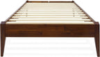 Bme Dinkee 15" Solid Wood Platform Bed Frame Without Headboard - Image 3