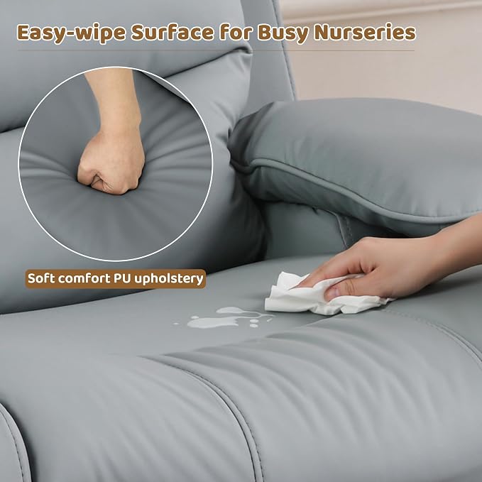 Olela Nursery Glider Recliner Chair - Image 7