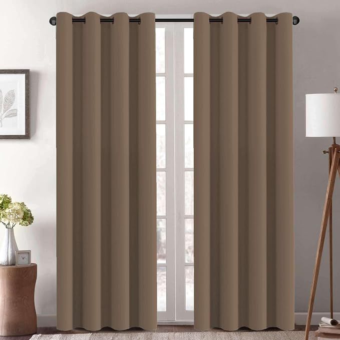 H.VERSAILTEX Thermal Insulated Blackout Window Panels Microfiber by HVERSAILTEX