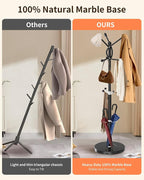 ZOZOE Metal Coat Rack Stand, Modern Coat Rack Freestanding - Image 4