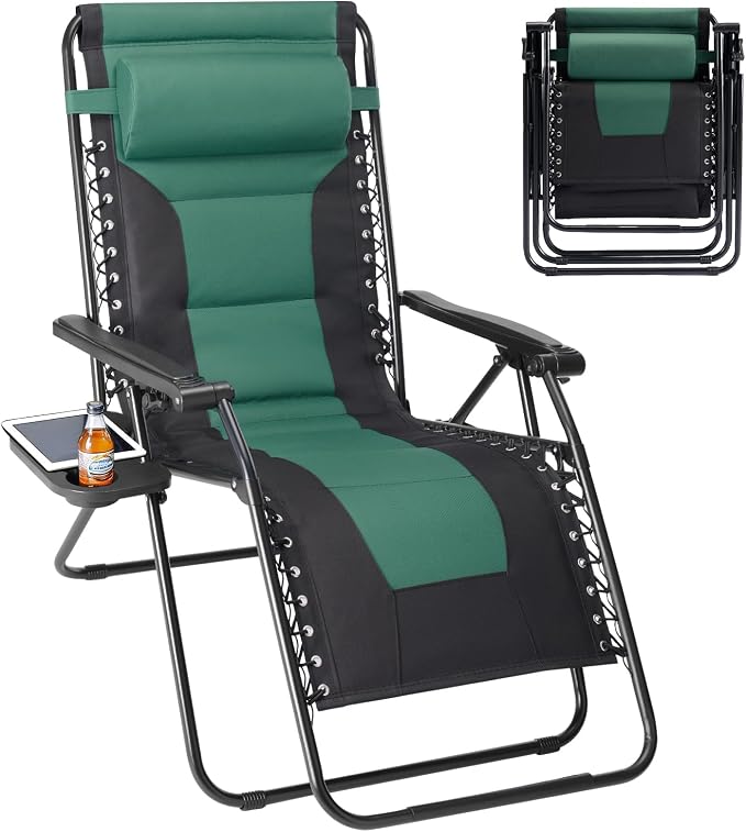 Sweetcrispy Zero Gravity Chairs, Foldable Patio Reclining Chairs by Sweetcrispy