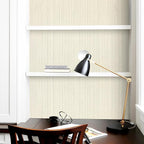 Grasscloth Peel and Stick Wallpaper Modern 15.7in x 118.1in Textured Linen - Image 6