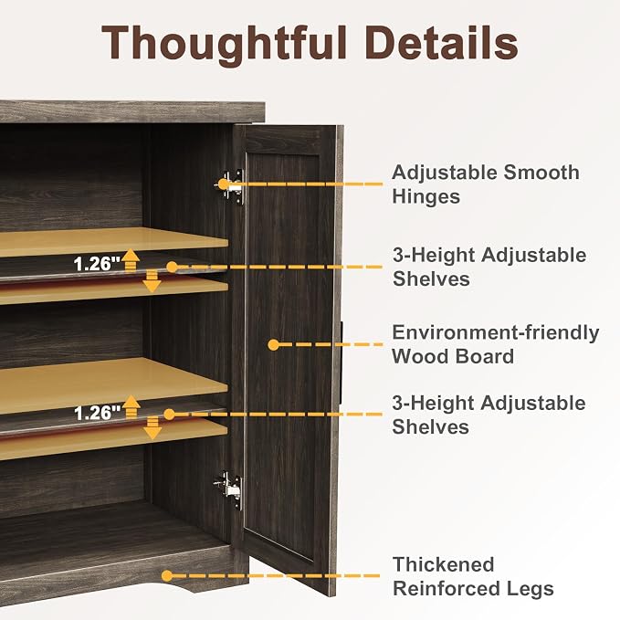 Memobarco Fluted Buffet Cabinet - Image 4