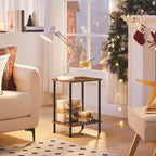 HOOBRO End Tables Set of 2, Small Side Table, Nightstand - Image 2