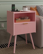 Veegle Nightstand, Modern Bedside Table by Unknown