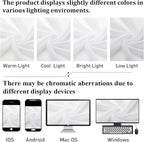 Sheer White Valances for Windows 18 Inch Length 2 Pcs, Cafe Kitchen Curtains - Image 4