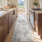 2x6 Ft Washable Runner Rug, Non-Slip Low Pile Hallway Kitchen Area Rug - Image 4