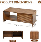 43.3“ Mid Century Modern Coffee Table - Image 2
