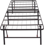 Amazon Basics Foldable Metal Platform Bed Frame, Noise-Free Mattress Foundation - Image 5