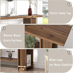 FOLUBAN Entryway Table, Modern Wood Console Table - Image 6