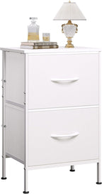 WLIVE White Night Stand, Small Dresser by WLIVE