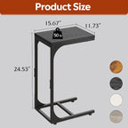 WLIVE C Shaped End Table, Small Couch Side Tables - Image 3