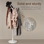 Muwuele Coat Rack, Solid Wood Coat Rack Freestanding - Image 6