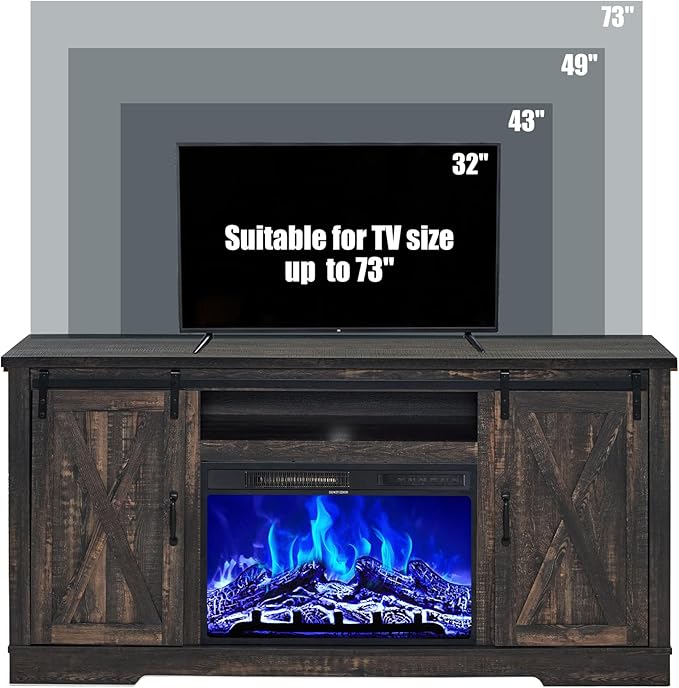 AMERLIFE Fireplace TV Stand - Image 5