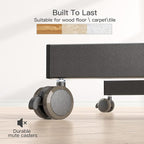 Perlegear Rolling TV Stand, Mobile TV Stand on Wheels - Image 6