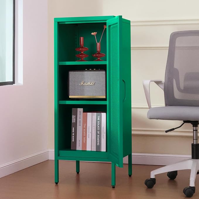 Slim Metal Storage Cabinet - Image 2