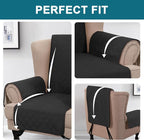 Turquoize 100% Waterproof Wing Chair Cover Wing Armchair Slipcovers Chair Couch - Image 5