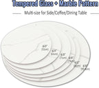 32 Inch Round Tempered Glass Coffee Table Top - Image 5