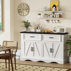 56" Modern Farmhouse Sideboard Buffet Cabinet - Image 8