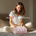 BEDELITE Lotus Pink Throw Blanket - Image 2