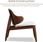 Furniture of America Callum Mid-Century Modern Solid Wood 2 Piece Brown Round - Image 8