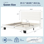 Allewie Queen Size Platform Bed Frame - Image 2