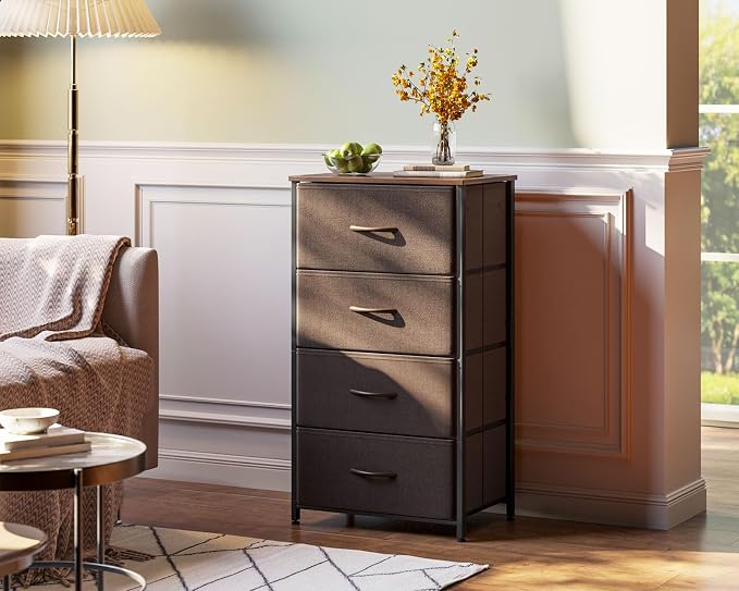 AODK Dresser for Bedroom with 4 Storage Drawers, Small Dressers Chest of - Image 2