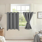 RV Blackout Curtains for Bedroom, 52 x 30 Inches Long, Light Grey | Thermal - Image 7