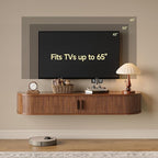 55" Floating TV Stand with Power Outlet - Image 3