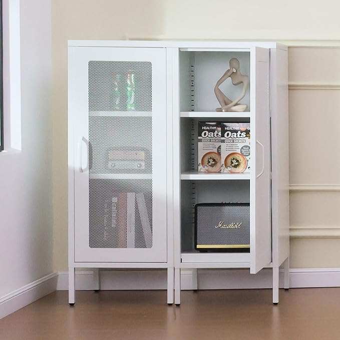 Slim Metal Storage Cabinet - Image 6