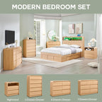 Aitjunz Modern 7 Drawers Dresser - Image 6
