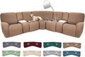 100% Waterproof Sectional Recliner Couch Covers by ROFASVCO