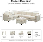 114'' V-Shaped Sectional Cloud Couch - Image 2
