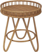 FINECASA Rattan Side Table - Image 4