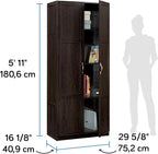 Sauder Storage Cabinet/ Pantry cabinets, 29.61 " x D: 16.02 " x H: 71.50" - Image 3